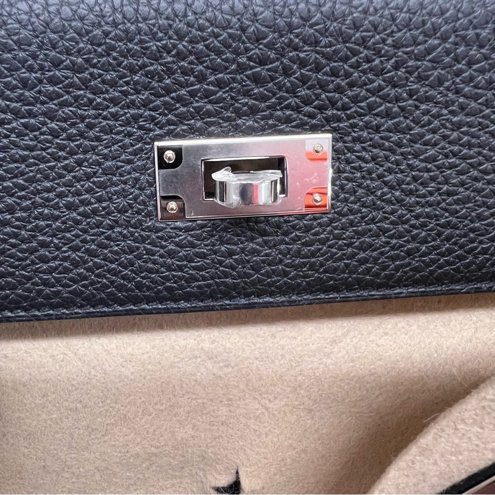 Hermes Kelly 32 Togo black and silver hardware - Picture 2 of 5
